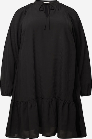KAFFE CURVE Φόρεμα 'Dory' σε μαύρο: μπροστά