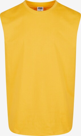 T-Shirt Urban Classics en jaune : devant