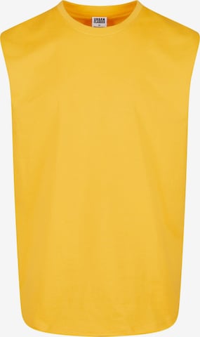 T-Shirt Urban Classics en jaune : devant