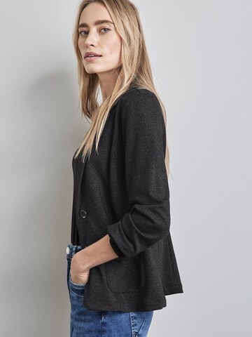 STREET ONE Blazer in Black: front