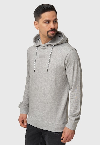 INDICODE JEANS Sweatshirt 'Bentley' in Grey