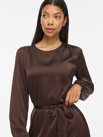 VILA Dress 'VIEnna' in Brown
