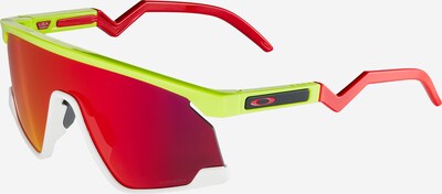 OAKLEY Sportbrille 'BXTR' in hellgrün / rot, Produktansicht
