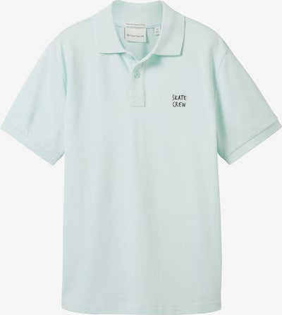 TOM TAILOR Poloshirt in mint / schwarz, Produktansicht