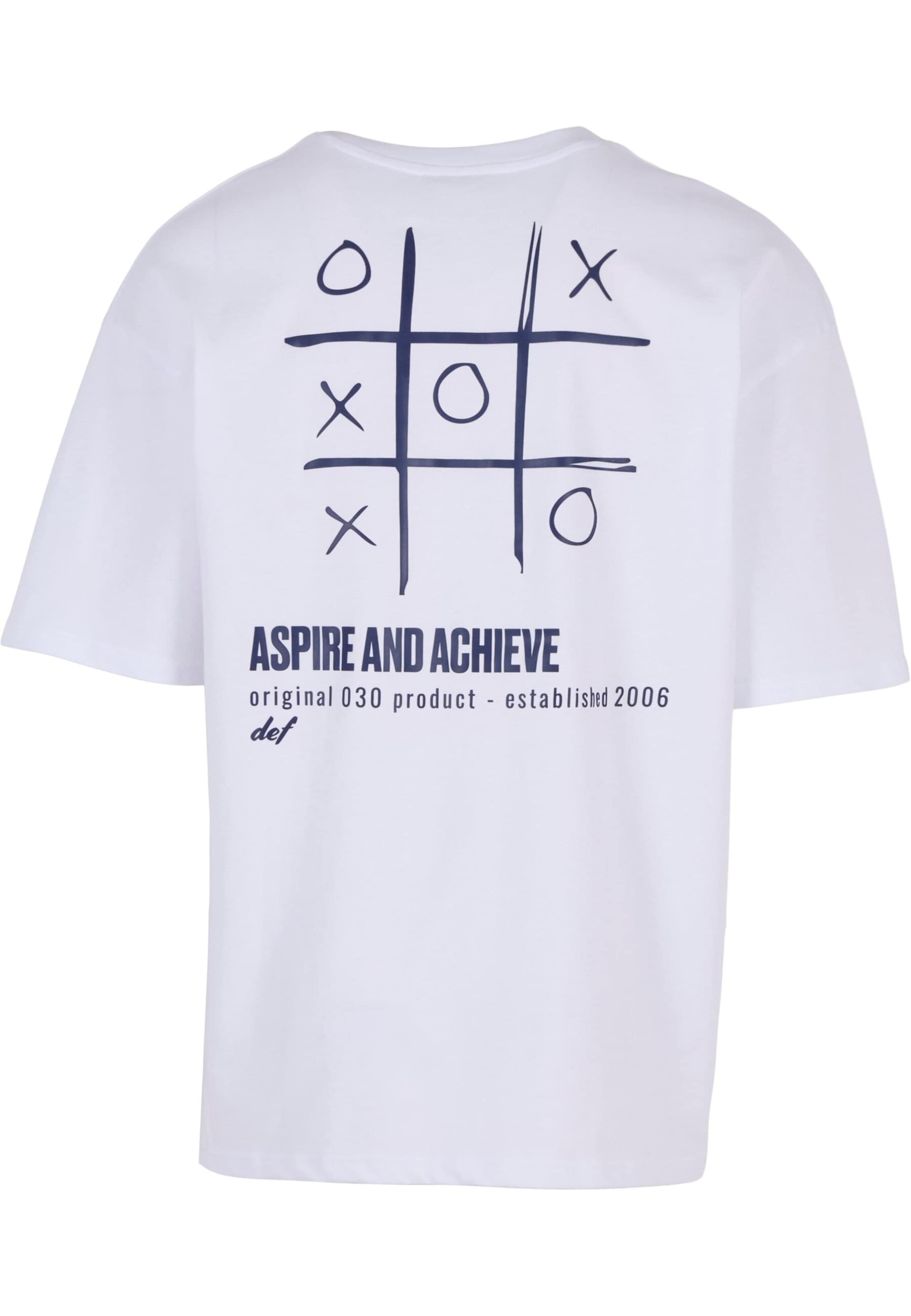 DEF - Camiseta 'Tictactoe' en blanco