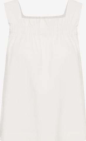 My Essential Wardrobe - Blusa 'DIas' em branco: frente