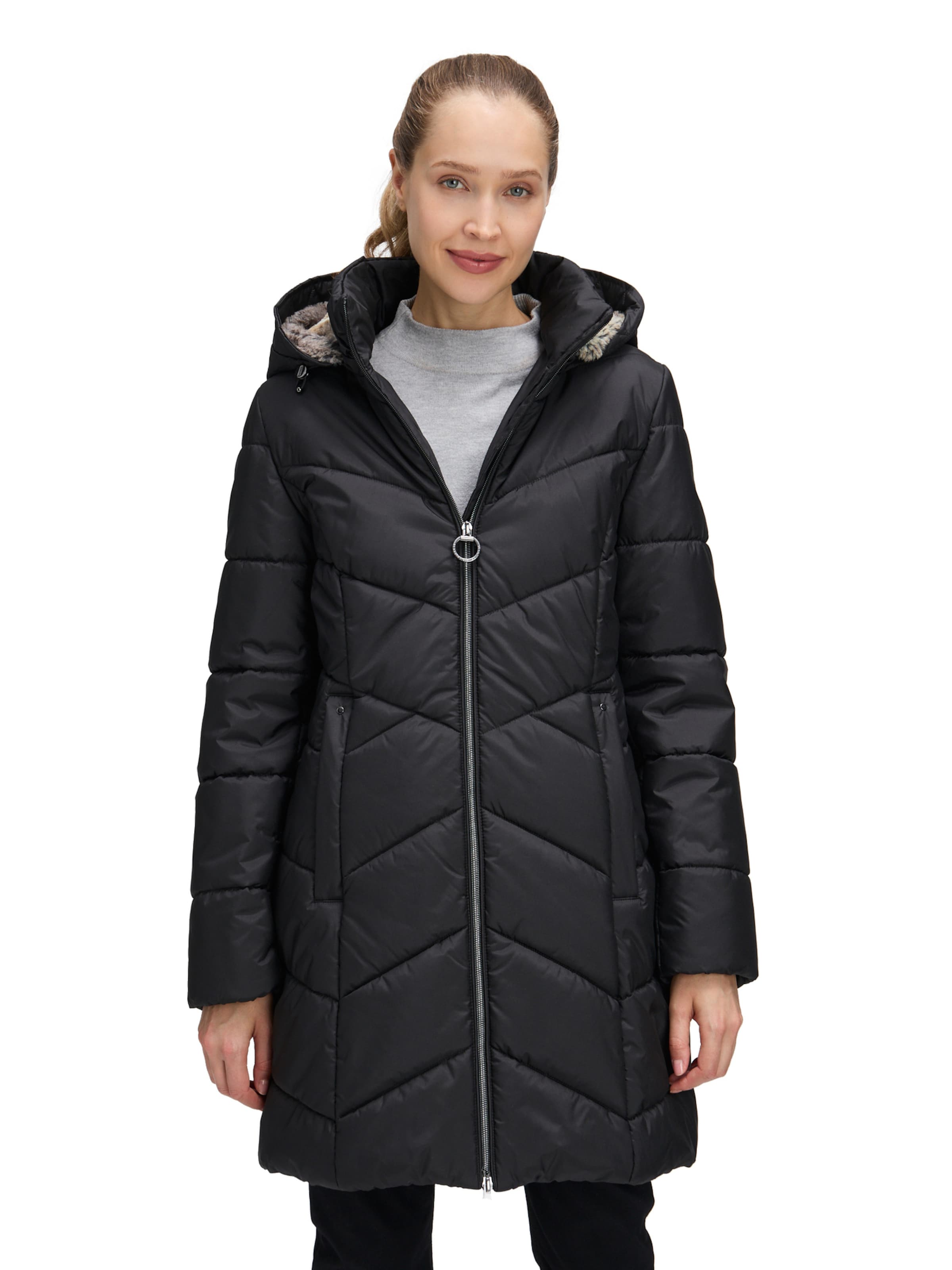 Betty Barclay Winter Jacket in Black: front