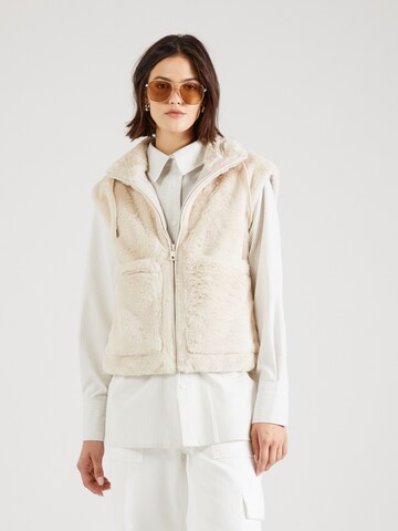 Gilet di JDY in beige: frontale