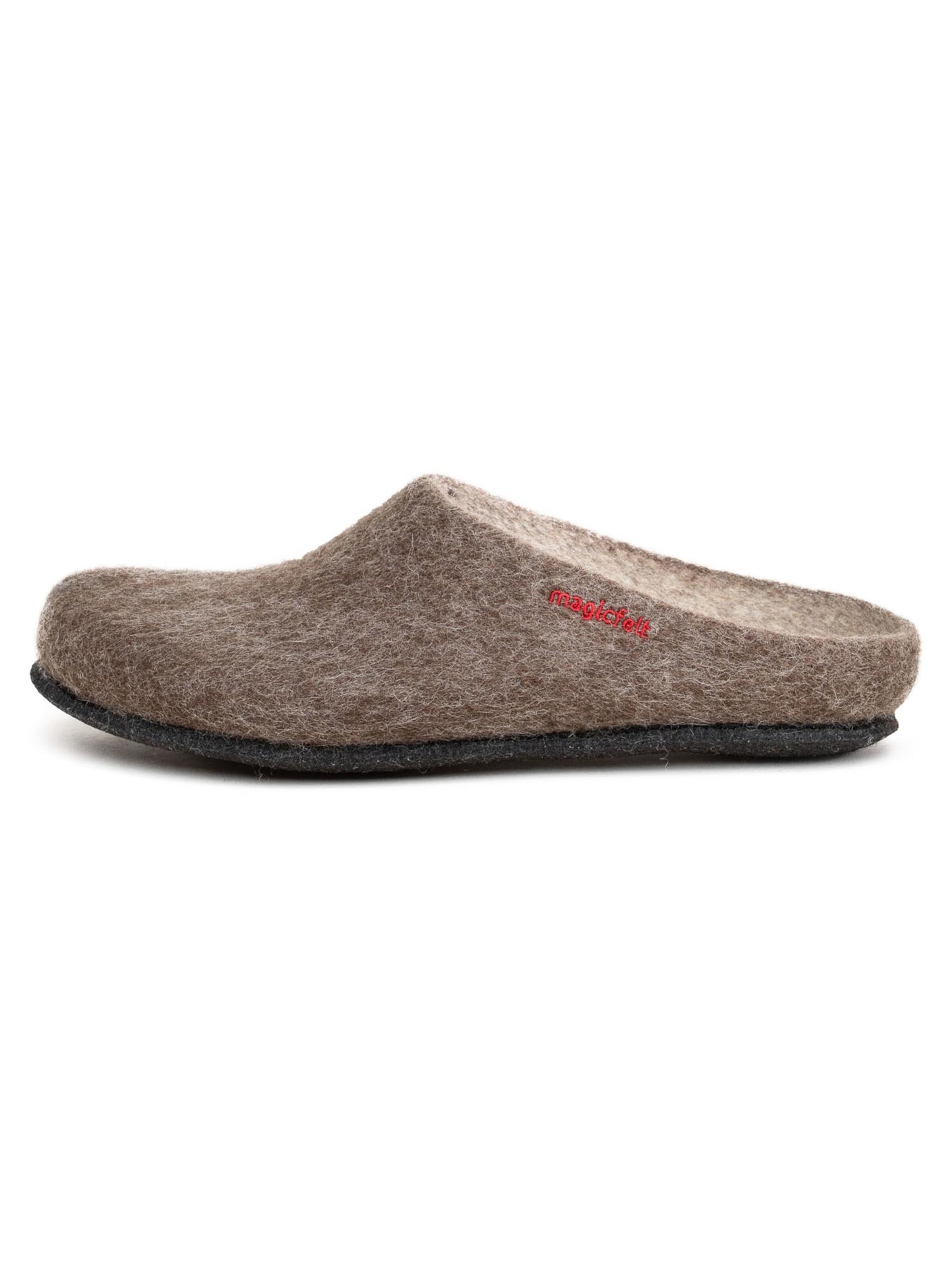MagicFelt Slippers 'Filz' in Brown: front