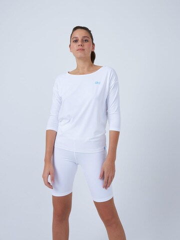 SPORTKIND Funktionsshirt '3/4 Loose Fit'‌‌‌‌‌‌‌‌‌ in Weiß