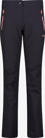 CMP Regular Athletic Pants in Black: front