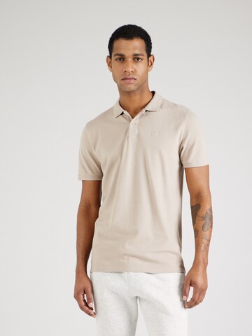 T-Shirt HOLLISTER en beige : devant