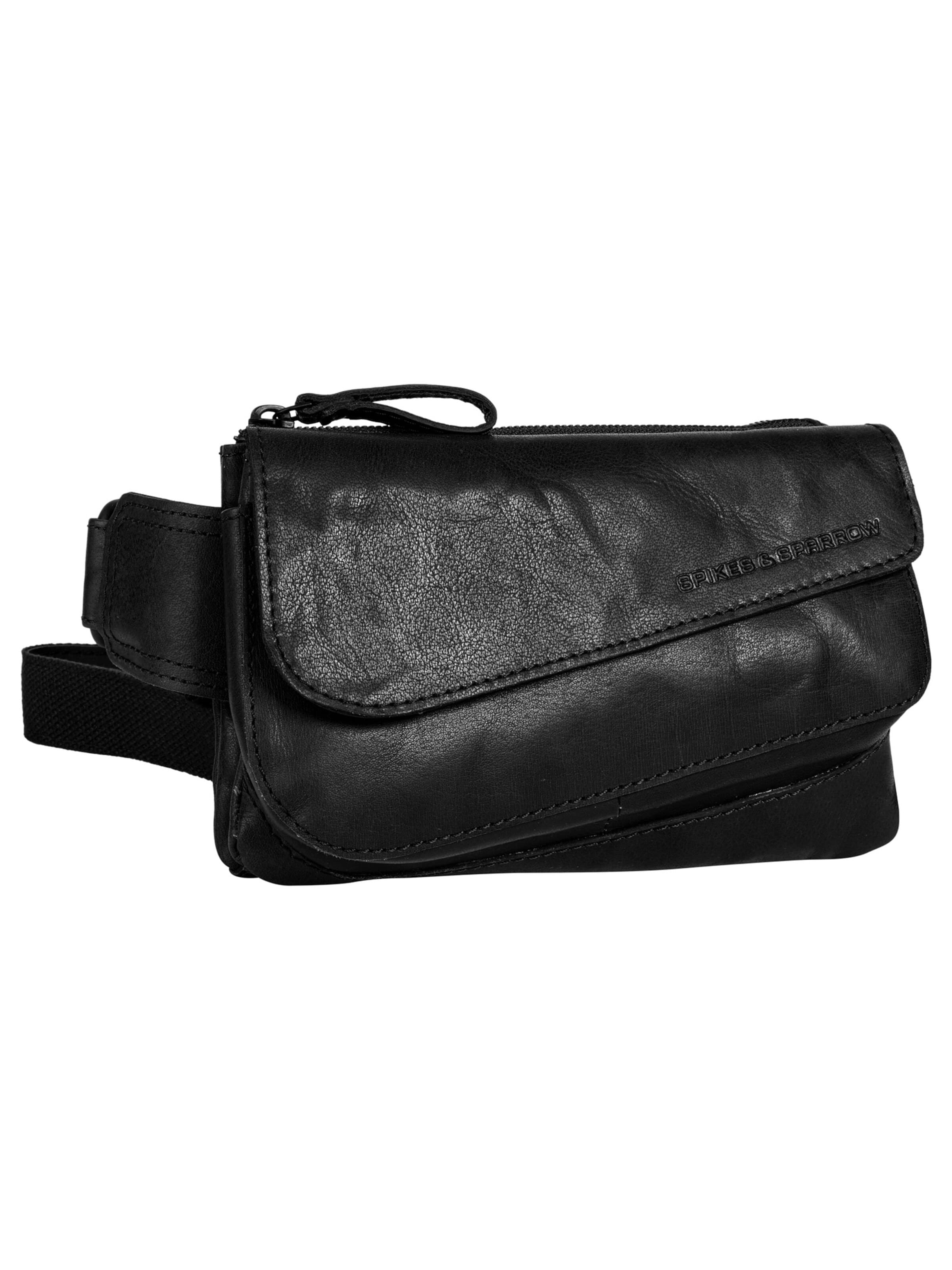 Spikes & Sparrow Fanny Pack in Black: front