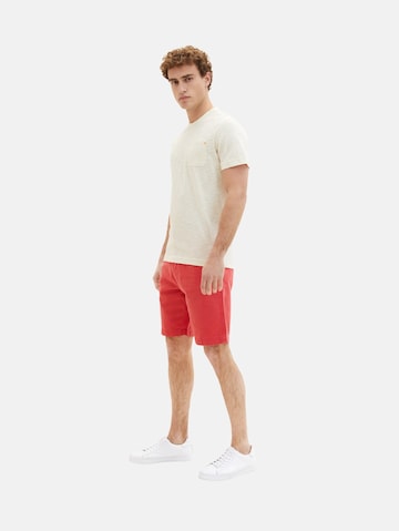 TOM TAILOR Regular Shorts in Rot