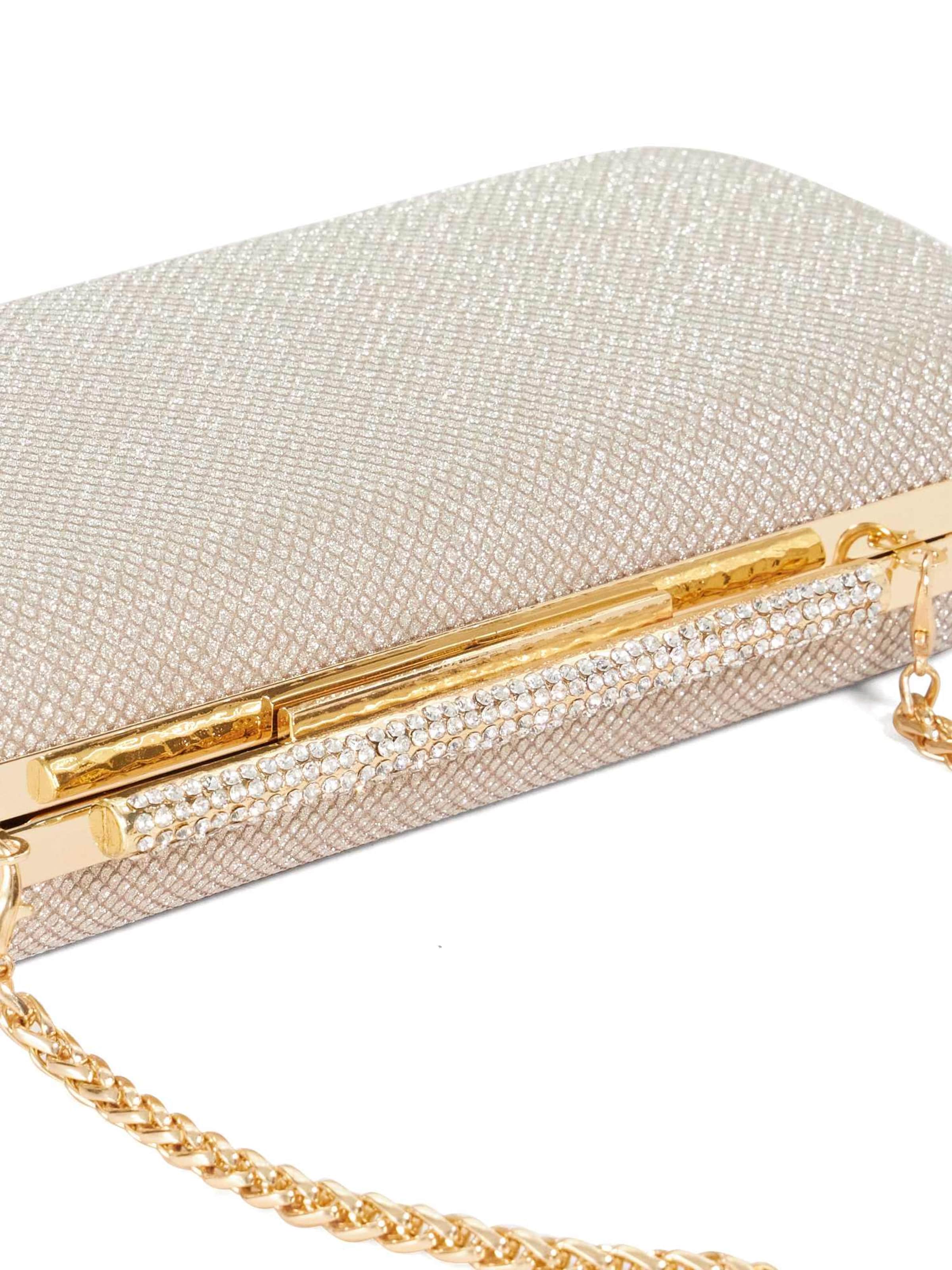 Dune LONDON Clutch 'Body' in Beige