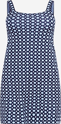 Cotton On Curve Gebreide jurk in Blauw: voorkant