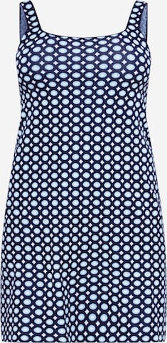 Cotton On Curve Knit dress in Blue: front