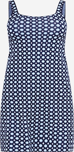 Cotton On Curve Knitted dress in Navy / Light blue / White, Item view