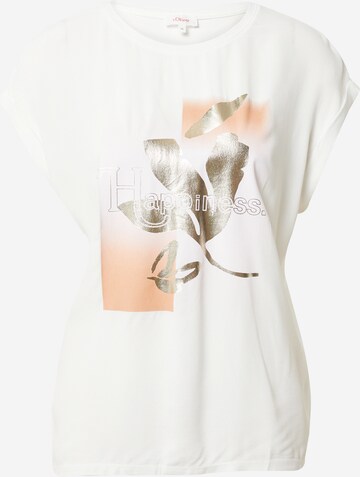 s.Oliver Shirt in White: front