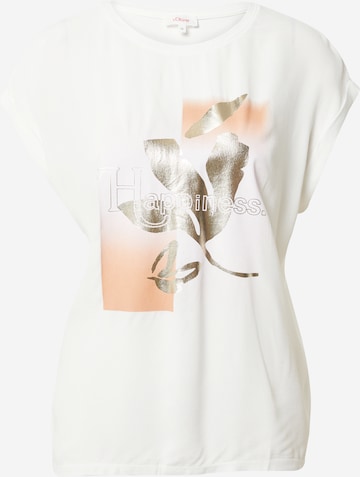 s.Oliver T-Shirt in Offwhite | ABOUT YOU
