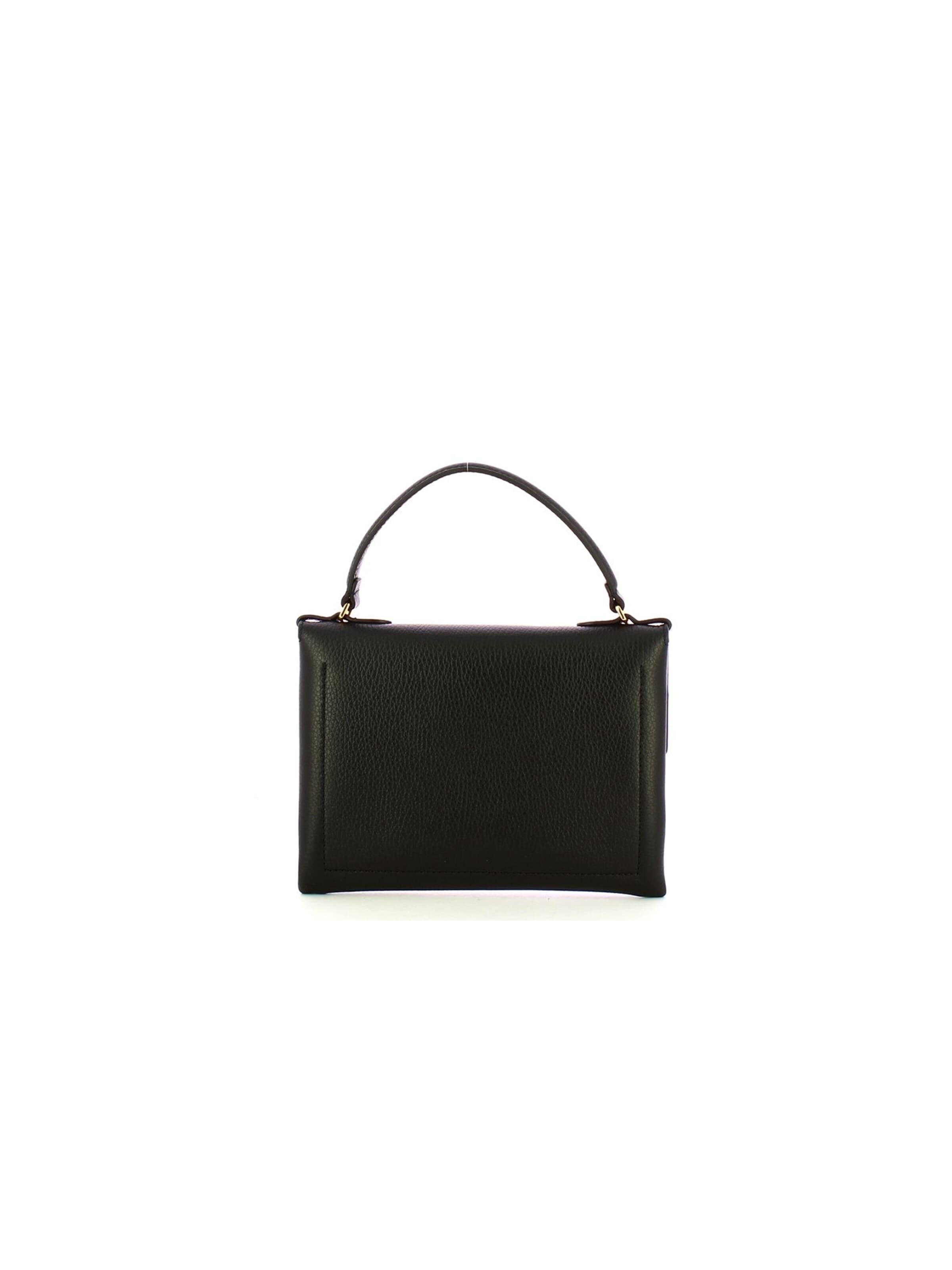 Coccinelle Handbag 'Arlettis Signature Handbag Grained Leather' in Black
