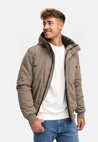 INDICODE JEANS Winterjas 'Albanos' in Beige