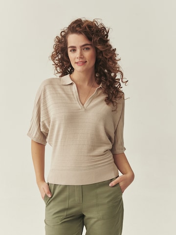 TATUUM Pulóver - bézs: elől