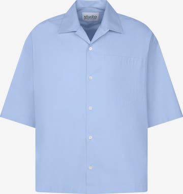 Studio Seidensticker Comfort fit Button Up Shirt in Blue: front