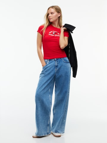 Tommy Jeans - Camisa em vermelho