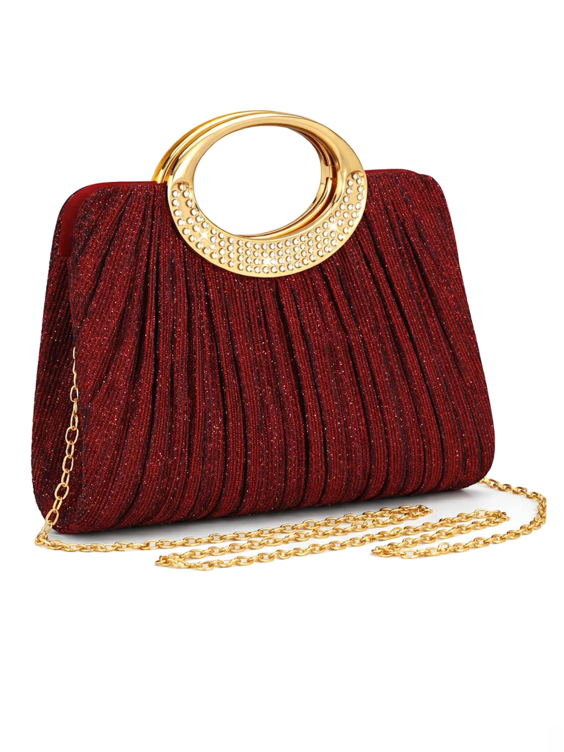 Tomshop24-7 Clutch 'Abendtasche Tia' in Red: front