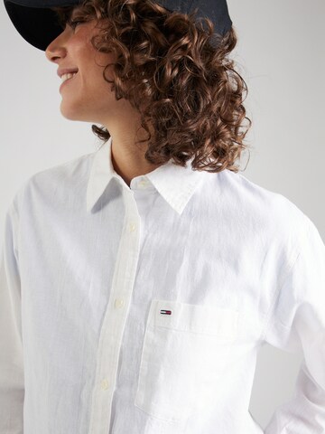 Camicia da donna di Tommy Jeans in bianco