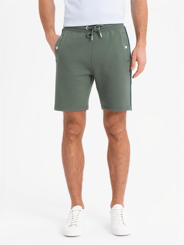 Ombre Regular Broek in Groen: voorkant