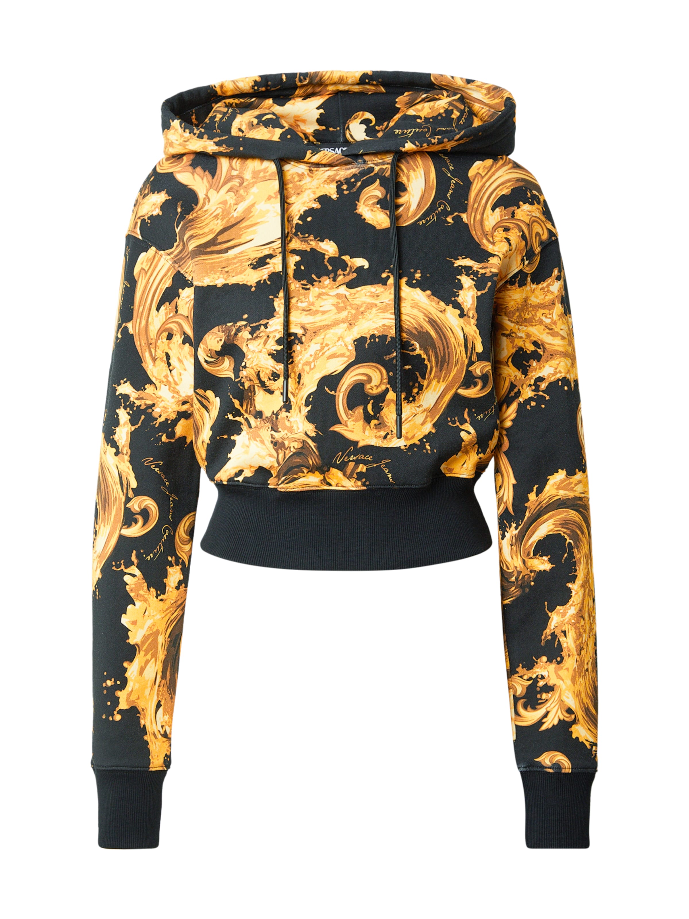 Sweat-shirt Versace Jeans Couture en noir : devant