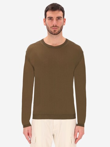 Distretto12 Pullover 'Zefer' in Grün: Vorderseite