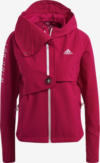ADIDAS PERFORMANCE Sportjacke in himbeer / weiß, Produktansicht