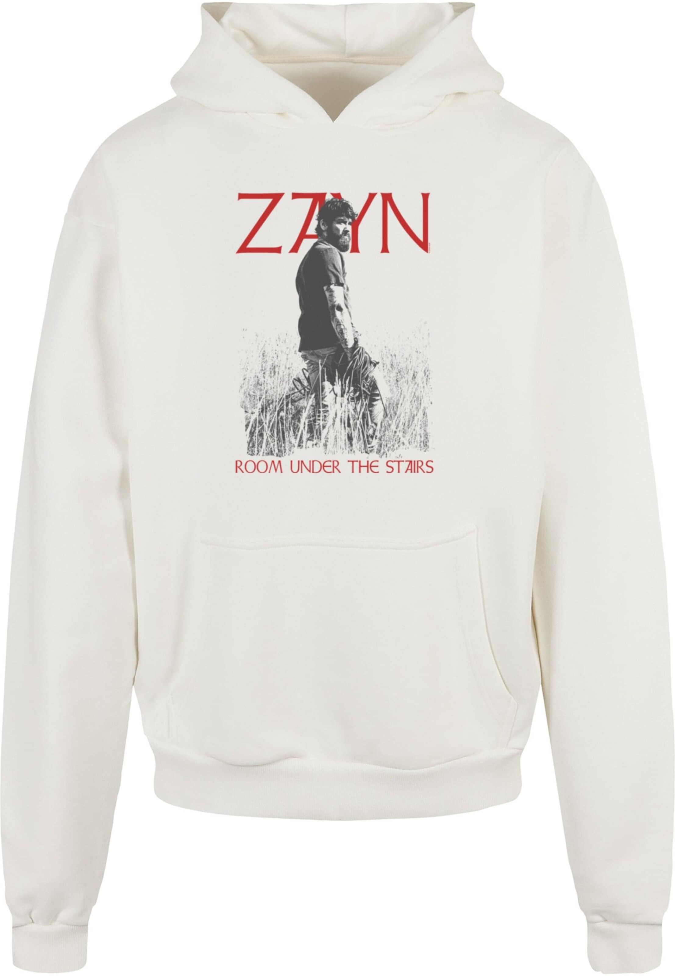 Merchcode Sweatshirt 'Zayn - Ruts Baby' in Rood: voorkant
