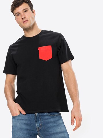 LEVI'S ® Shirt 'Relaxed Fit Pocket Tee' in Black: front