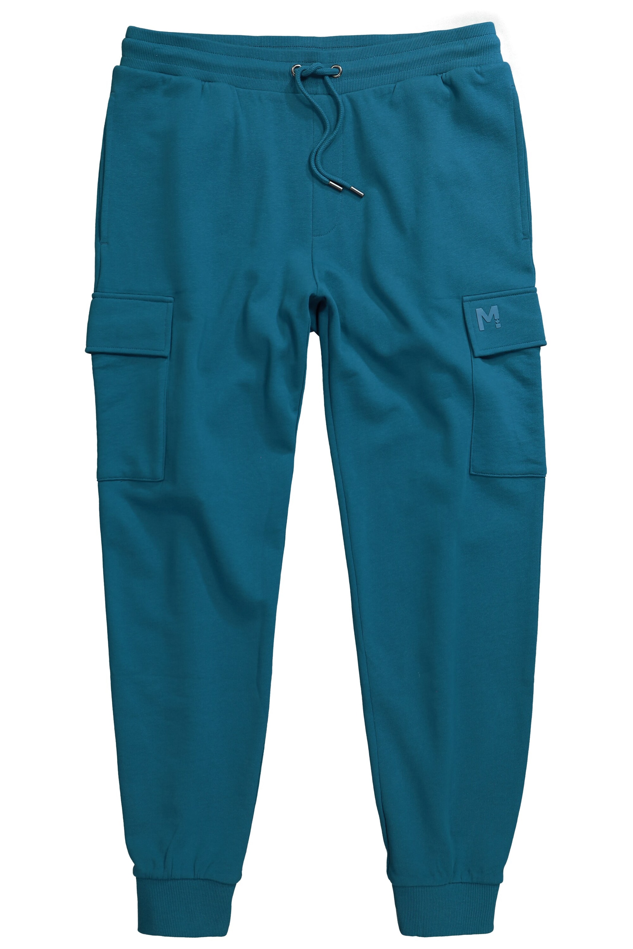 Men Plus Tapered Cargohose in Grün: Vorderseite