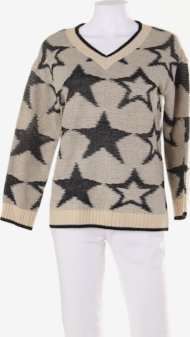 Rainbow Sweater & Cardigan in XXS-XS in Beige: front