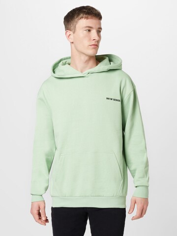 9N1M SENSE Sweatshirt in Groen: voorkant