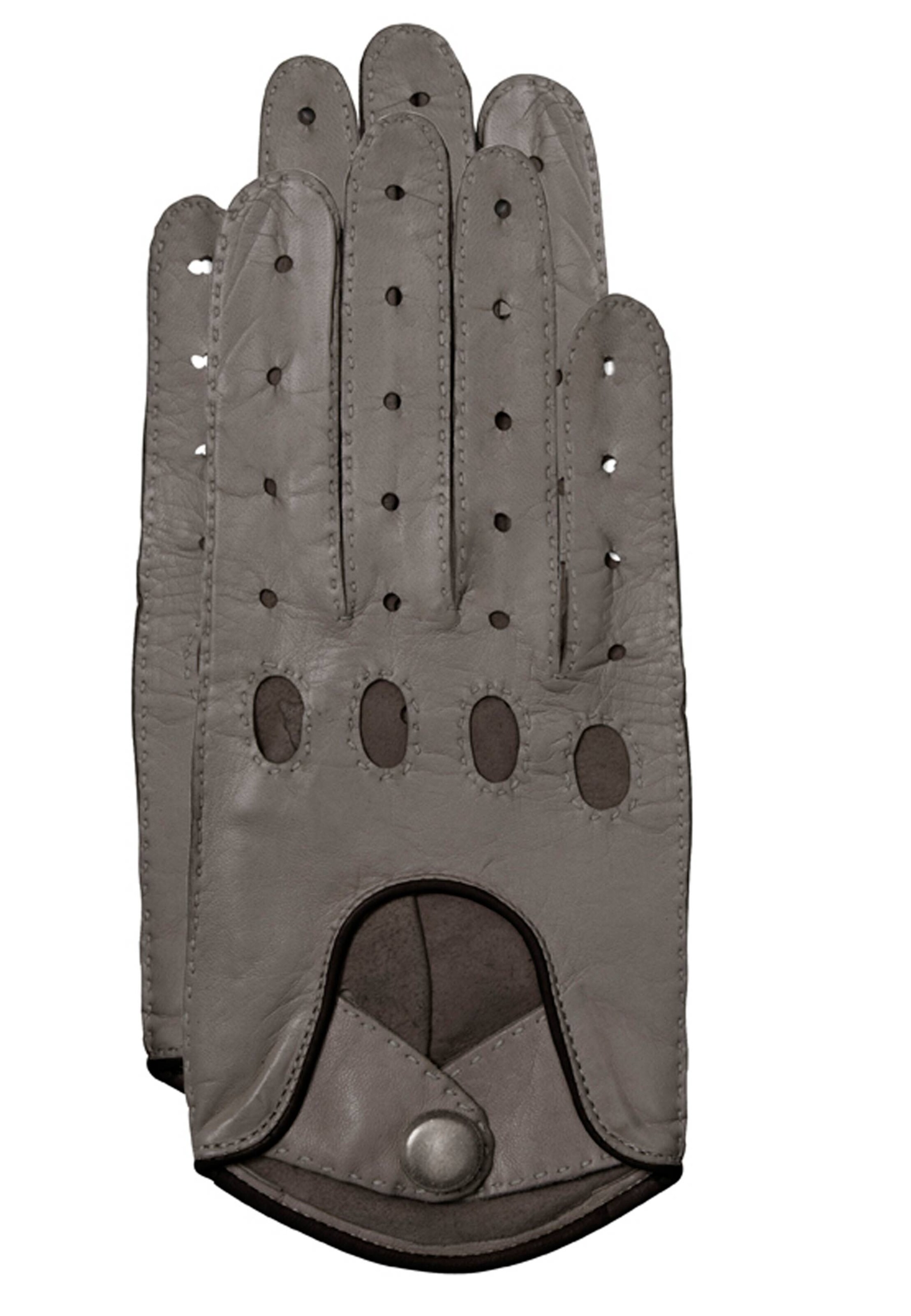 Gretchen Fingerhandschuhe in Grau: Vorderseite