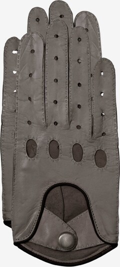 Gretchen Fingerhandschuhe in grau / schwarz, Produktansicht