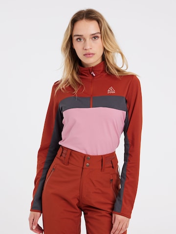 PROTEST Sportief sweatshirt 'PRTNAIADS' in Rood: voorkant