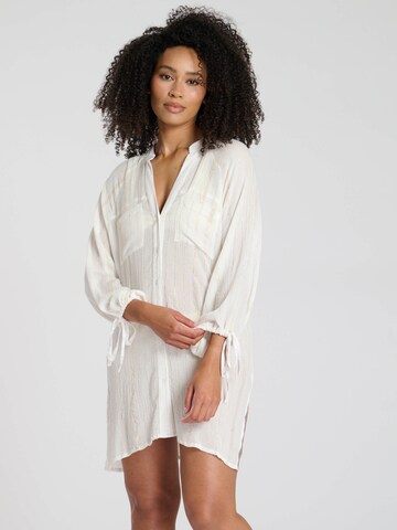 South Beach Bluse in Weiß: Vorderseite