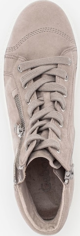 GABOR High-Top Sneakers in Beige