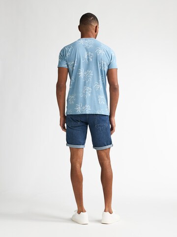 Petrol Industries T-Shirt 'Grafito' in Blau