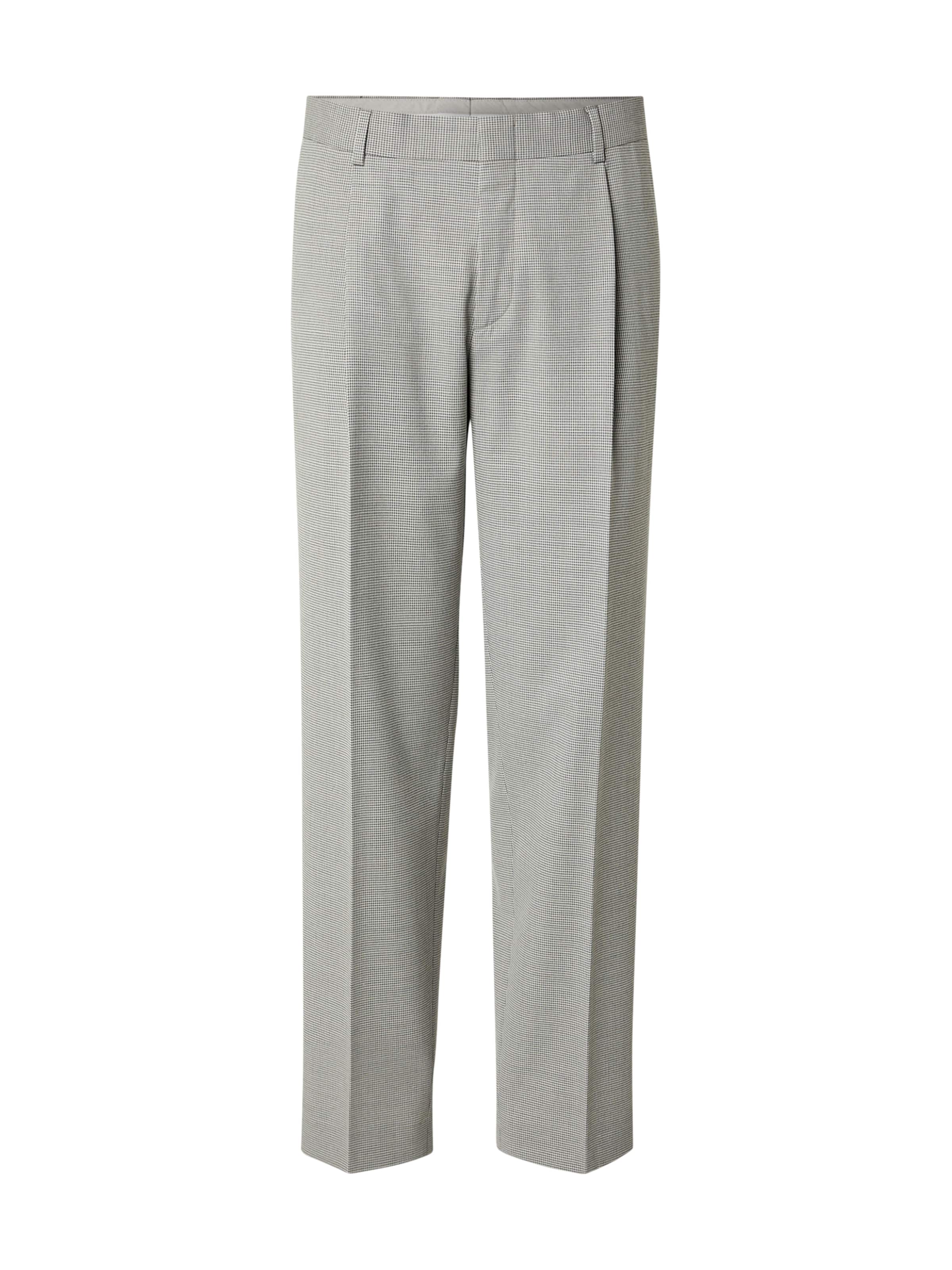 Michael Kors Обычный Брюки со складками в Серый: спереди