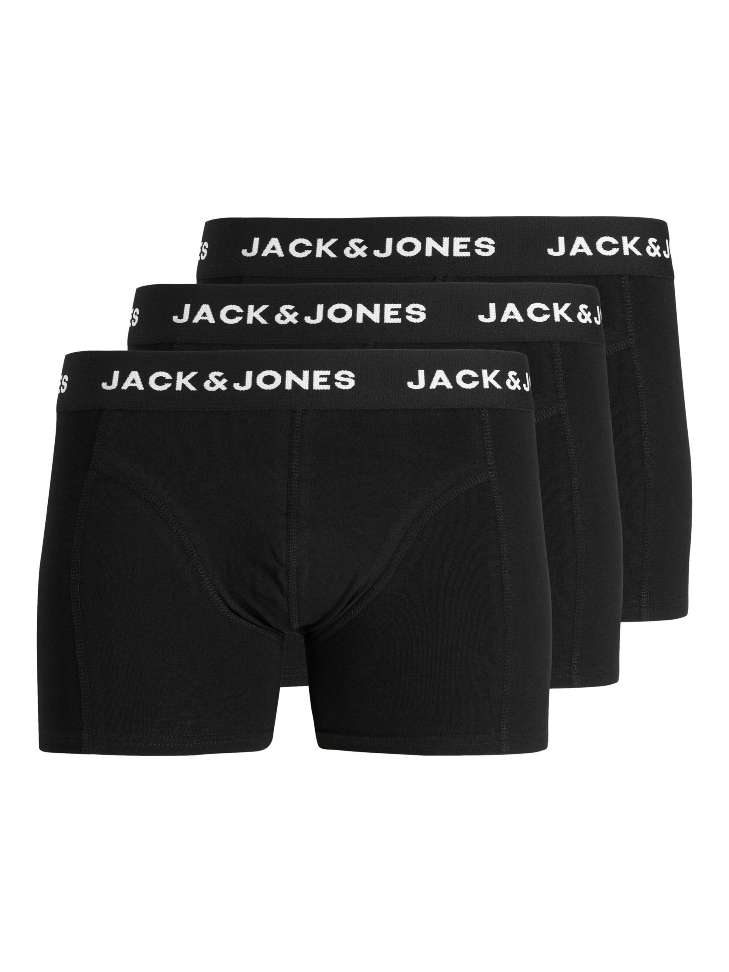 JACK & JONES Boksershorts i sort: forside