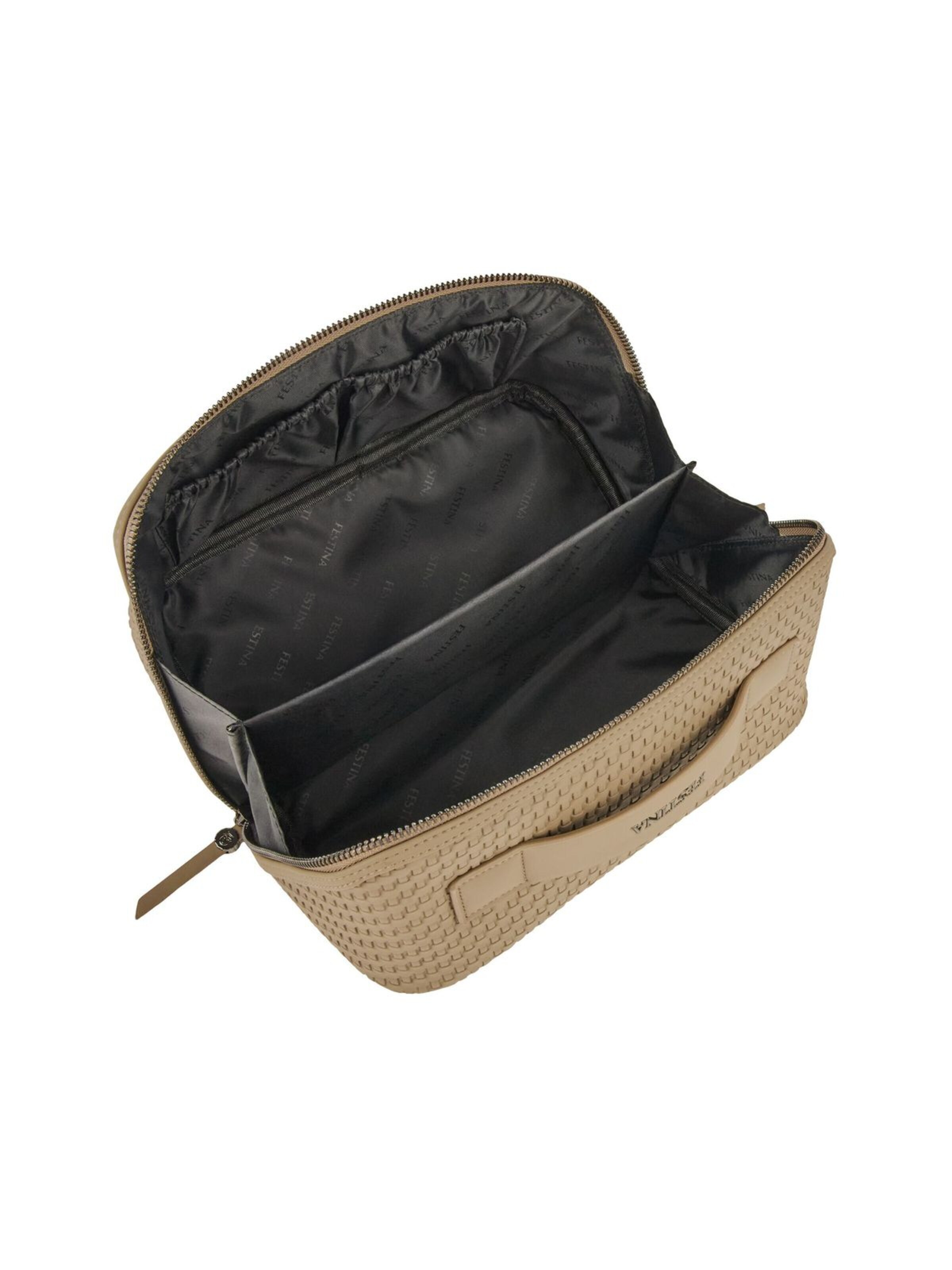 FESTINA Toilettas 'Toiletry Bag Interlace' in Grijs