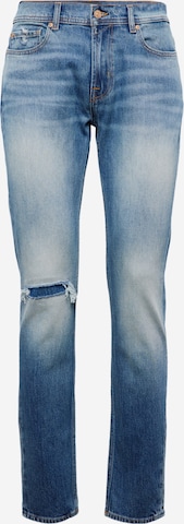 Coupe slim Jean 'PAXTYN' 7 for all mankind en bleu : devant